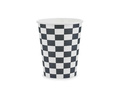 Checkerboard Cars papírpoharak - 220 ml - 6 db.