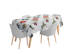 Ninja születésnapi terítő - 120 x 180 cm - 1 db.