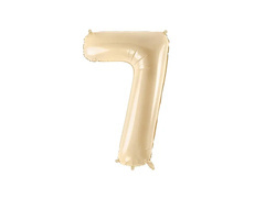 7-es bézs színű fólialufi - 72 cm - 1 db.