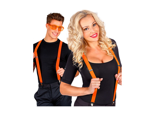 Neon narancssárga diszkó fogszabályzó