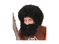 Knecht Ruprecht fekete paróka szakállal