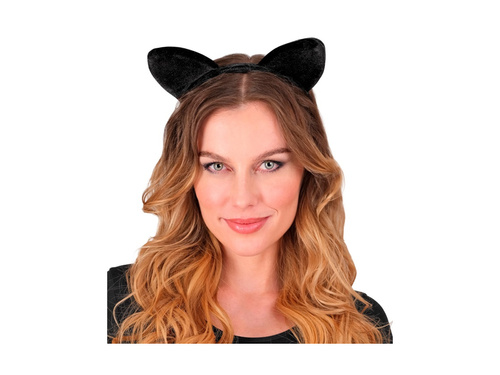 Fejpánt Macskafül bársonyból