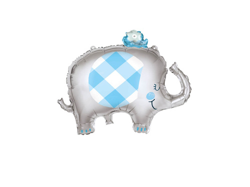 Elefánt fólialufi - 73 cm - 1 db.