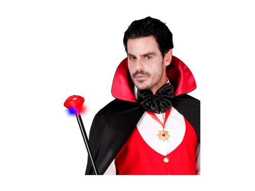 Sétapálca villogó piros "rubinnal" - 88 cm