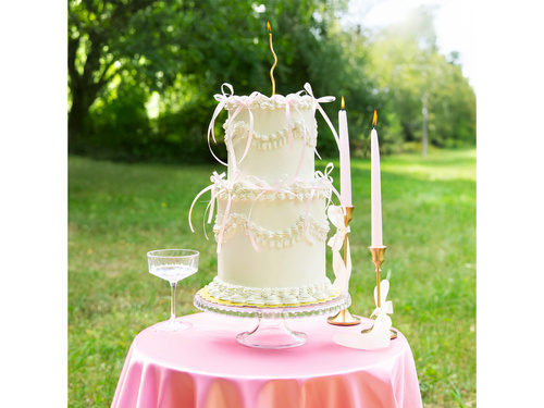 Cake Cupcake Picks - rózsaszín - 10 db.