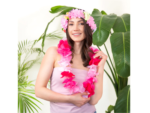 Hawaii fejfűzér rózsaszín - 1 db.