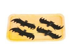 Halloween dekoráció denevér - 4 db.