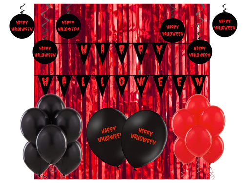 Véres Halloween készlet - 64 tétel