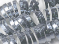 Holografikus szalag - ezüst - 18 db.
