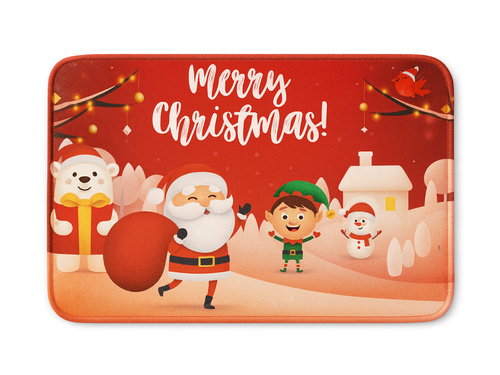 Karácsonyi szőnyeg - 60x40 cm - 1 db.