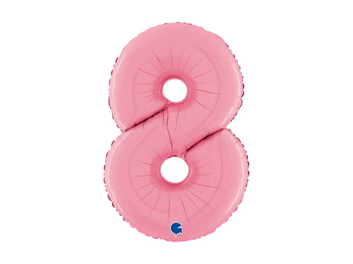 8-as számú fólialufi pasztell rózsaszín - 26" - 1 db.