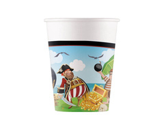 Papírpoharak Pirates - 200 ml - 8 db.