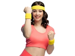 80-as évek diszkó sárga karszalagok - 3 db.