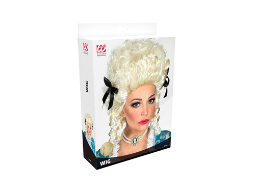 Egy gyarmati nő szőke parókája