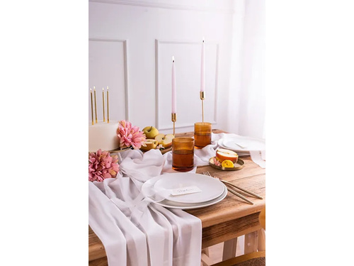 Asztali futó dekoráció törött fehér - 48 cm x 5 m - 1 db.