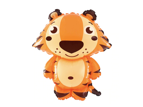 Dekoráció Fólia lufi Tigris - 63 cm - 1 db.