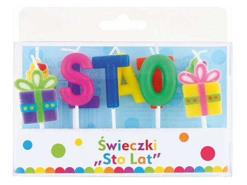 Pikk gyertya felirat - Boldog születésnapot