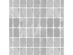 Ezüst négyzet alakú függöny - 100 x 200 cm