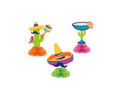 Boho fiesta asztali dekoráció - 3 db.