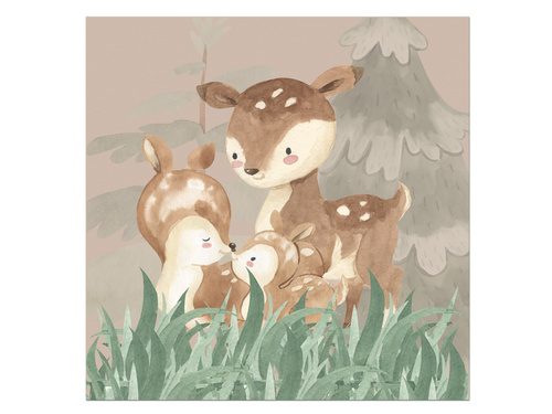 Csészék + szalvéták + papírtányérok Forest Animals - 44 db.