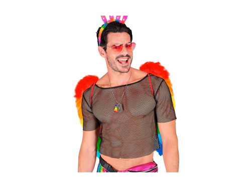 Szivárványos összecsukható tollszárnyak 50×50 cm