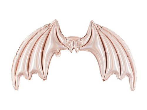 A denevér szárnyai fólialufi rózsaszín arany - 85 x 50 cm - 1 db.
