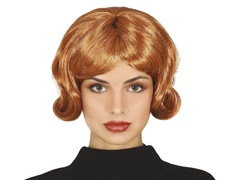 Retro barna paróka - 1 db.