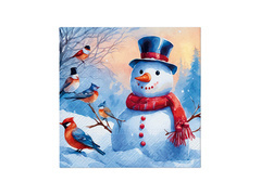 Papírszalvéta Hóember - 33 cm - 20 db.