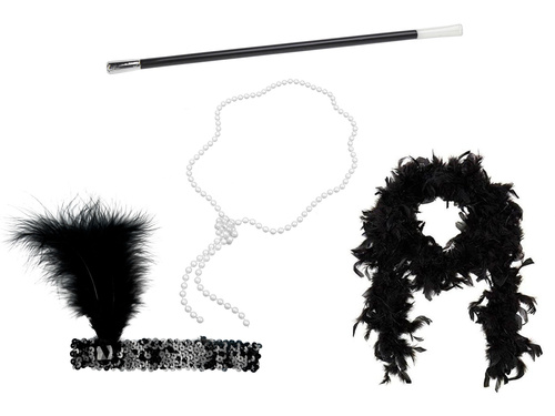 Retro fekete szett Boa-val