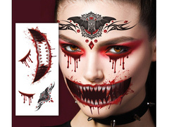 Véres vámpír tetoválás - 1 db.