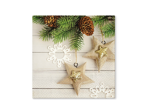 Karácsonyi nyomtatott szalvéták - 33 cm - 20 db.