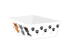 Macskák chipses doboza - 4 db.