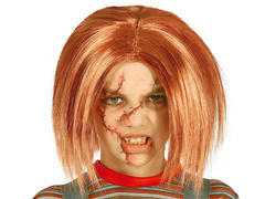 Piros paróka babának - 1 db.