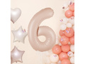 Fólia lufi karamell 6-os szám - 100 cm - 1 db.