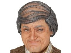 Szürke férfi paróka kopaszodással - 1 db.