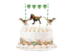 T-Rex tortadíszítő készlet - 1 készlet