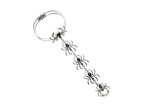 Karkötő-gyűrű pókkal