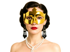 Arany velencei farsangi maszk - 1 db.