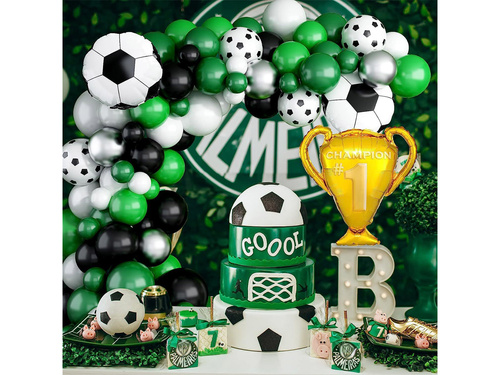 Léggömb girland léggömb készlet Football - 101 db.