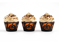 Cupcake liners Sötét sütőtök - 6 db.