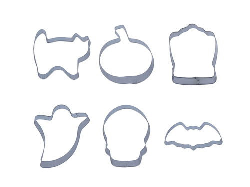 Halloween kekszforma - 6 db.