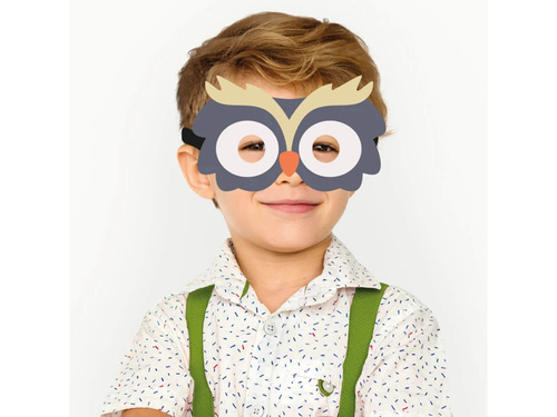 Filc maszk Bagoly - 1 db.