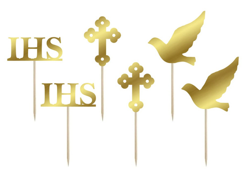 Muffin dekorációk 1. szentáldozás - 6 db.