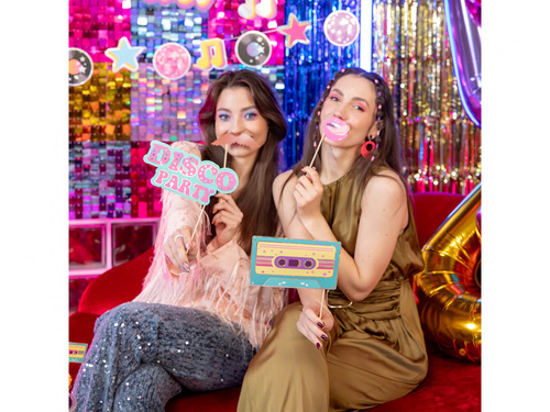 Szilveszteri fotó kellékek - 14 db.