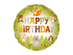 Erdei barátok fólialufi - 45 cm - 1 db.