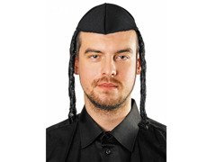 Yarmulke sapka pávakabáttal - 1 db.