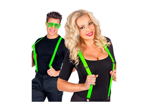 Neonzöld diszkó fogszabályzó