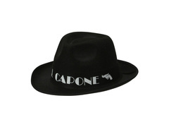 Fekete Al Capone gengszter kalap - 1 db.