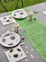 Asztali futó dekoráció Futballpálya - 30 cm x 5 m - 1 db.