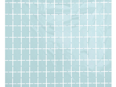 Világoskék pasztell négyzet alakú függöny - 100 x 200 cm